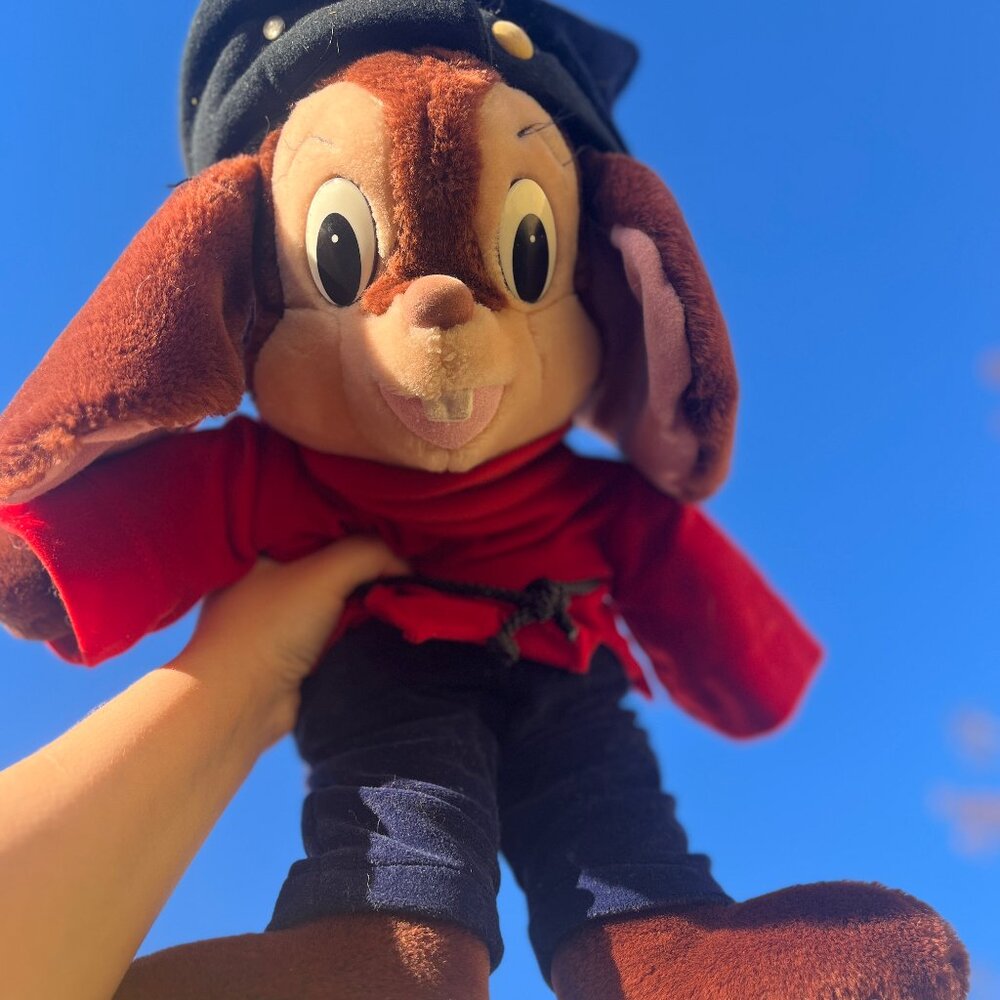 Vintage 1986 An American Tail Fievel Mousekewitz Mouse Plush